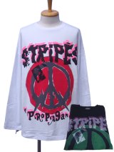 PROPA9ANDA プロパガンダ × OVER THE STRIPES オーバーザストライプス DESTROY L/S ビッグTEE