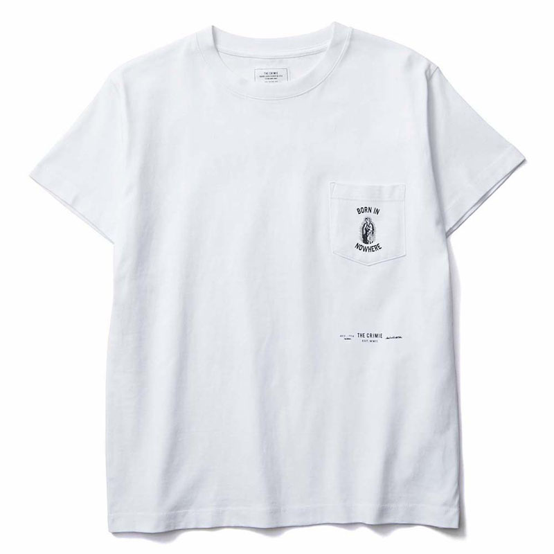 CRIMIE クライミー MARIA ポケットTシャツ WHT - REACH OUT リーチアウト